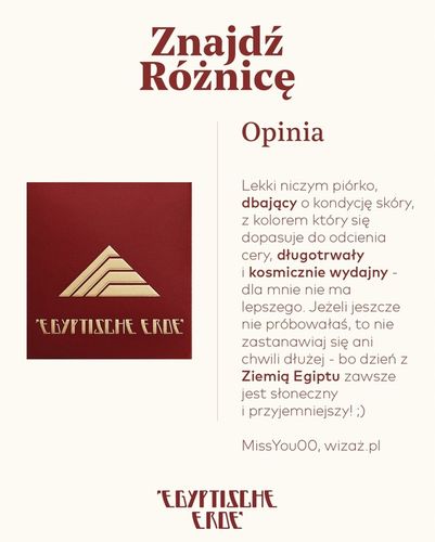 Bikor Egyptische Erde Ziemia Egipska Kultowy Bronzer na Arena.pl