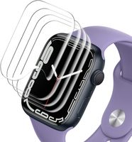 FYY Zestaw 4 Sztuk z Hartowanego Szkła dla Apple Watch Series 7 41 mm