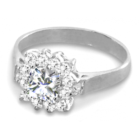 SREBRNY KOMPLET KARMAZYCJA Z CYRKONIAMI PRÓBA SREBRA 925 zdjęcie 3