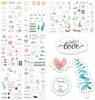 230SZT NAKLEJKI ŚLUBNE UŻYWANE DO ZAPRASZANIA OZDOBY SCHOWKA NA KOPERTY