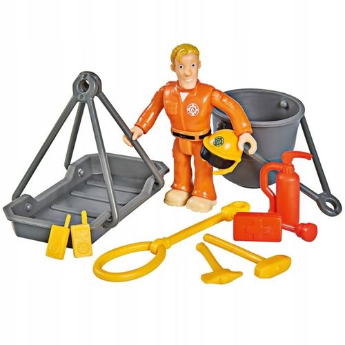 STRAŻAK SAM HELIKOPTER RATUNKOWY WALLABY + FIGURKA CHWYTAK KOSZ AKC. ŚW/DŹW na Arena.pl