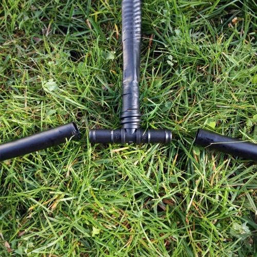 ZESTAW 10X TRÓJNIK ŁĄCZNIK DO LINII KROPLUJĄCEJ WĘŻY RUR WCISKANY WTYK ∅16 na Arena.pl