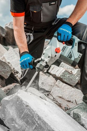 MŁOT UDAROWY SDS+ 1500W WALIZKA AKCESORIA GRAPHITE na Arena.pl