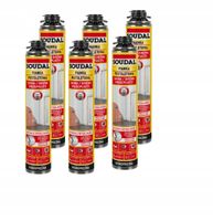 SOUDAL Pistoletowa pianka poliuretanowa montażowa - 750 ml 121105 - 6 sztuk