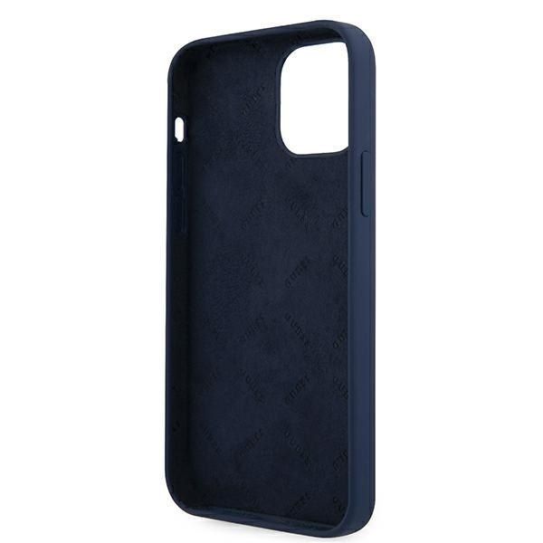Guess GUHCP12LLSVSBL iPhone 12 Pro Max 6,7" niebieski/blue hardcase Script zdjęcie 7