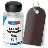 lakier zaprawkowy zaprawka samochodowy ral 8017 brąz czekoladowy 50 ml