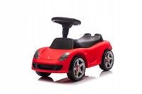 JEŹDZIK PCHACZ DLA DZIECI PORSCHE CZERWONY AUTO DO ODPYCHANIA MUZYKA COIL