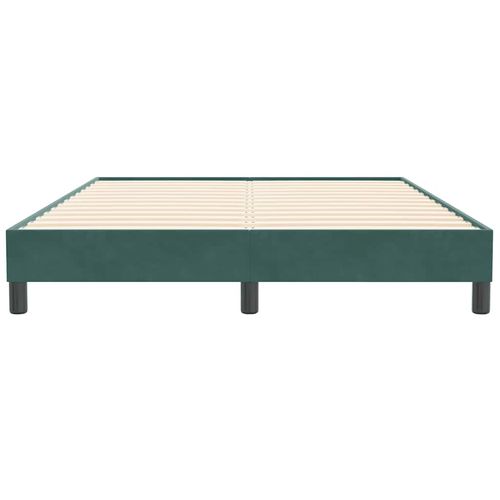 Łóżko typu Box Spring bez materaca Ciemnozielone 140x210 cm na Arena.pl