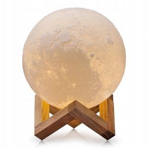 LAMPKA MARS NOCNA 3D LED MOON LIGHT DOTYKOWA na Arena.pl
