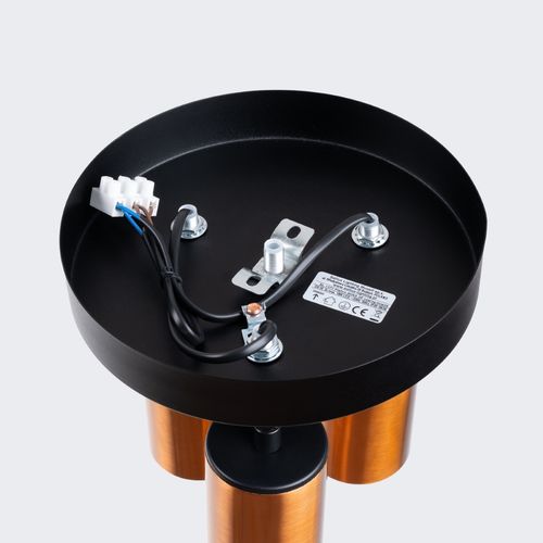 Plafon WINX 3P czarny/miedź na Arena.pl