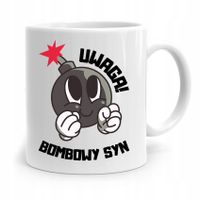 Kubek Prezent Dla Syna Uwaga Wybuchowy Synek Z Nadrukiem Ze Zdjęciem