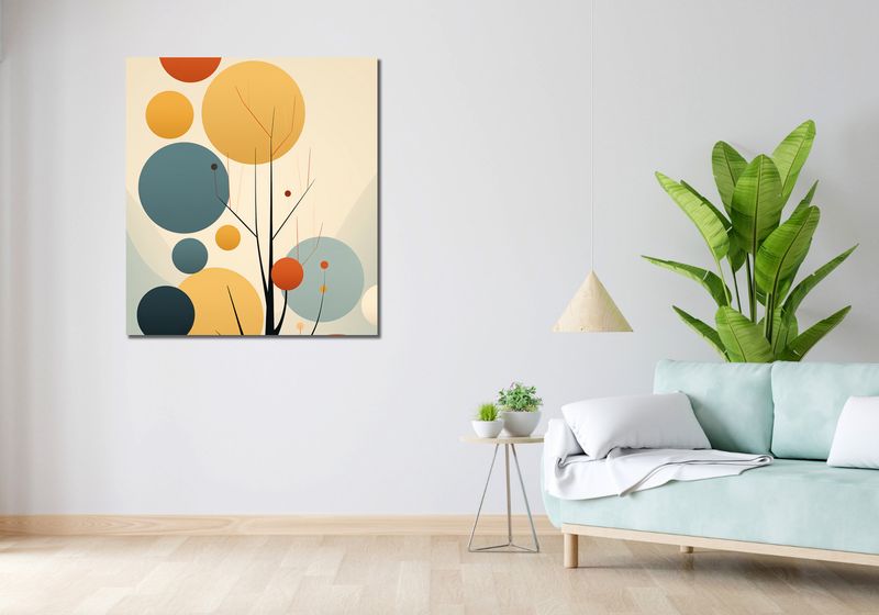 Obraz 90x100cm Harmonia Jesiennych Kolorów zdjęcie 2