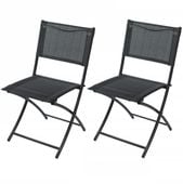2 x krzesło balkonowe składane ogrodowe na balkon taras metalowe nowoczesne