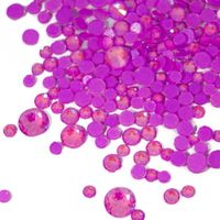 250x Allepaznokcie Cyrkonie opal GLOW night Świecące w ciemności mix Nr 5