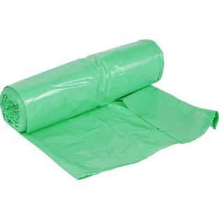 Ekologiczne worki na śmieci 60L worki foliowe na odpady z atestem higienicznym FOLIPAK LDPE zielone 20szt.
