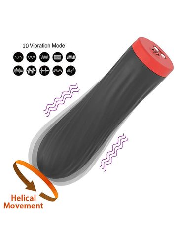 Stymulator-Rechargeable Silicone Touch Vibrator Usb 10 Functions - Black na Arena.pl