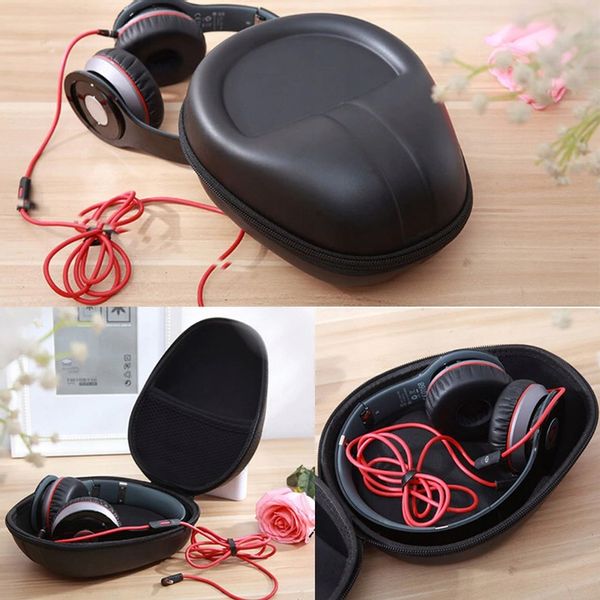 Etui na DUŻE słuchawki z zamkiem błyskawicznym twarde miękki środek H4 zdjęcie 4