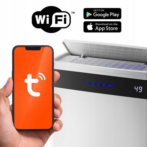 OSUSZACZ POWIETRZA 20L/24H POCHŁANIACZ WILGOCI OCZYSZCZACZ XL + WIFI TIMER na Arena.pl