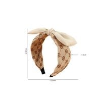 opaska do włosów turbanka  pin up brązowa o451br