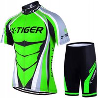 Strój Rowerowy Męski X-Tiger Spodenki Żelowe Komplet Kolarski Termo Pro XS