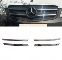Mercedes-Benz SPRINTER W906 - Listwy CHROM na GRILL Atrapa Chromowane