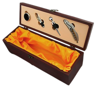 Zestaw do Wina Pierścień + Korkociąg + Zatyczka + Obcinacz 4w1 Gentelo