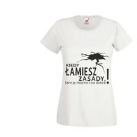 KOSZULKA TOP t-shirt dla dziewczyny z nadrukiem