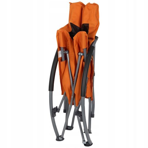 Krzesło turystyczne składane kempingowe z oparciem plażowe z pokrowcem P na Arena.pl