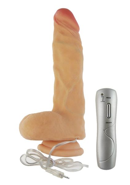Dildo Obrotowy Penis Cyber Skóra - Loveclonex Hades 7,5" zdjęcie 4
