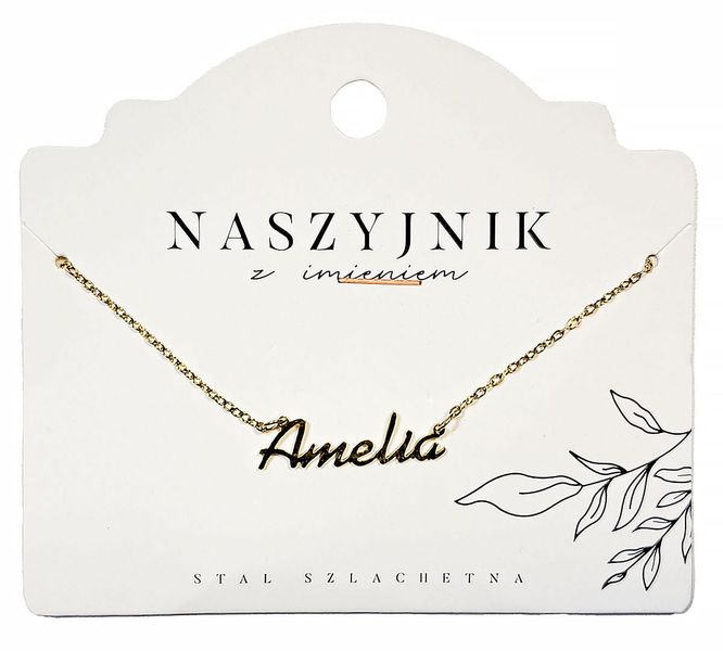 Naszyjnik z imieniem Amelia zdjęcie 1