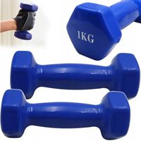 HANTLA DO ĆWICZEŃ HANTLE HANTELKI CIĘŻARKI FITNESS 2x 1kg 2 sztuki