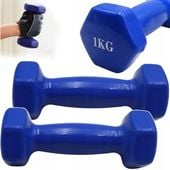 HANTLA DO ĆWICZEŃ HANTLE HANTELKI CIĘŻARKI FITNESS 2x 1kg 2 sztuki