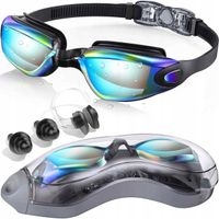 Okulary pływackie dla dorosłych Renew Force ZESATAW Z ETUI ZATYCZKI DO USZU