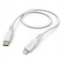 Kabel HAMA Ładujący/data Flexible USB-C - Lightning 1.5m Biały