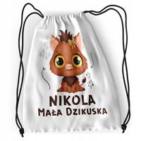 Plecak Sportowy Szkolny Dla Nikoli Córki Dziecka Z Nadrukiem Ze Zdjęciem