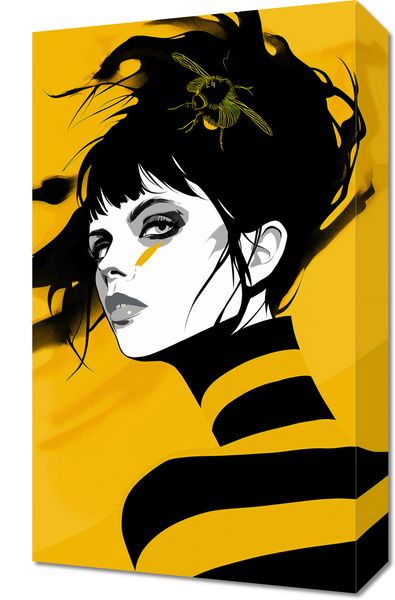 Obraz 30x50cm Żółty Wdzięk zdjęcie 1