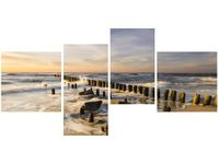 OBRAZ SUNSET PRZEMIJANIE MORZEM