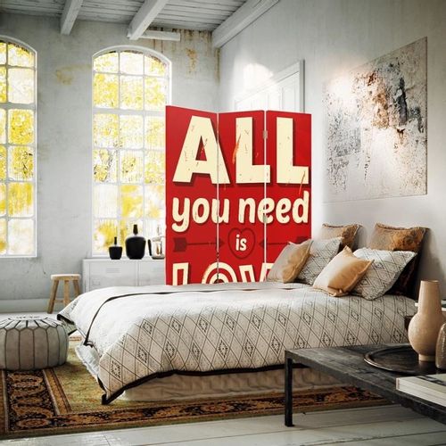 Parawan ozdobny, Love 110x150 na Arena.pl
