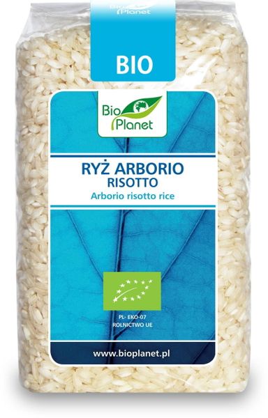 Ryż arborio risotto bio 500 g - bio planet zdjęcie 1