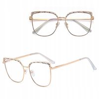 SOLIDNE Damskie Okulary Zerówki do KOMPUTERA Blue Light OPRAWKI Teleskopy