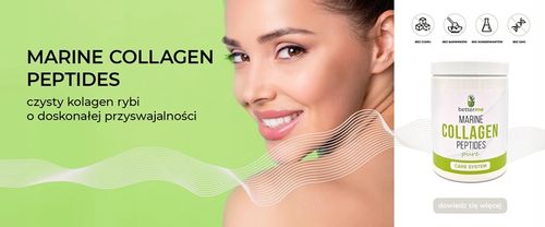 Kolagen rybi BetterMe czysty 500g + przepis na Arena.pl