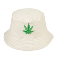 Beżowy Kapelusz Dwustronny Bucket Hat Wędkarski Modny Kap-M1