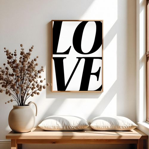 Plakat napis love 30x40 cm na Arena.pl