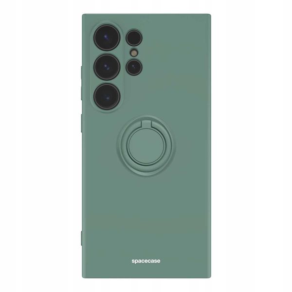 Spacecase Silicone Ring Galaxy S24 Ultra Dark Green zdjęcie 7
