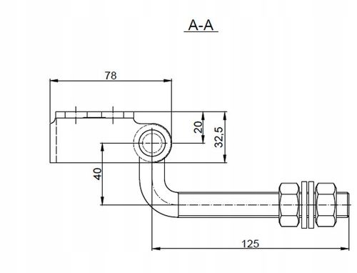 ZAWIAS GIĘTY REGULOWANY 180 STOPNI ZAWIASY DO FURTKI BRAMKI BRAMY M16 na Arena.pl