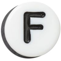 Przypinka Ozdoba Crocs Charms Jibbitz Pin Do Butów Litera F