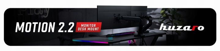 UCHWYT na 2 MONITORY TV LED LCD Biurkowy OBROTOWY 360° uniwersalny 15"- 27" zdjęcie 7