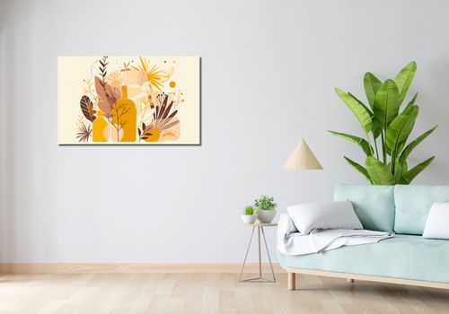 Obraz 100x60cm Złote Rośliny na Arena.pl