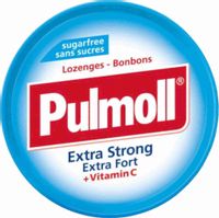 PULMOLL Cukierki Exra Strong 45g BEZ CUKRU