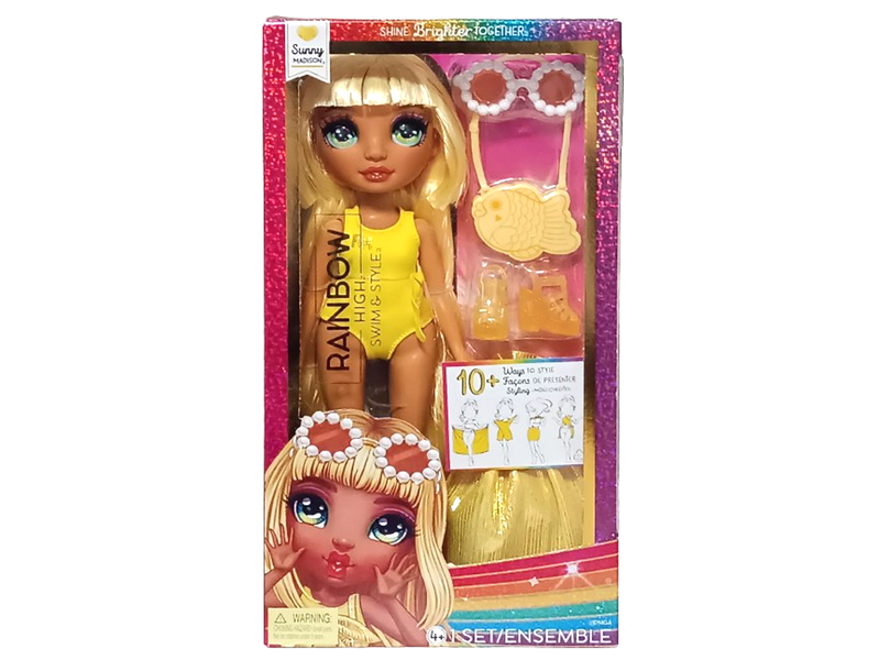 Lalka Rainbow High Swim & Style  - Sunny Madison zdjęcie 5